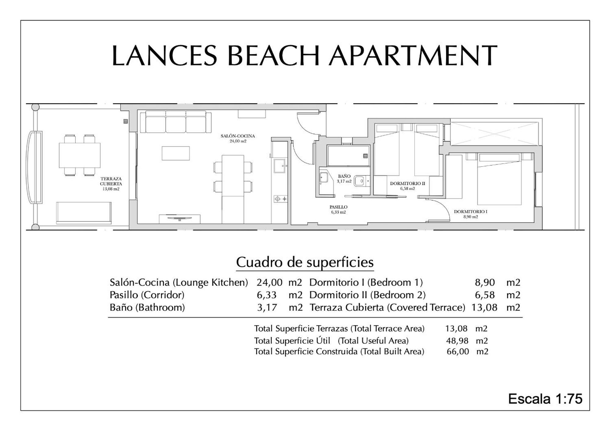 Lances Beach Penthouses タリファ エクステリア 写真